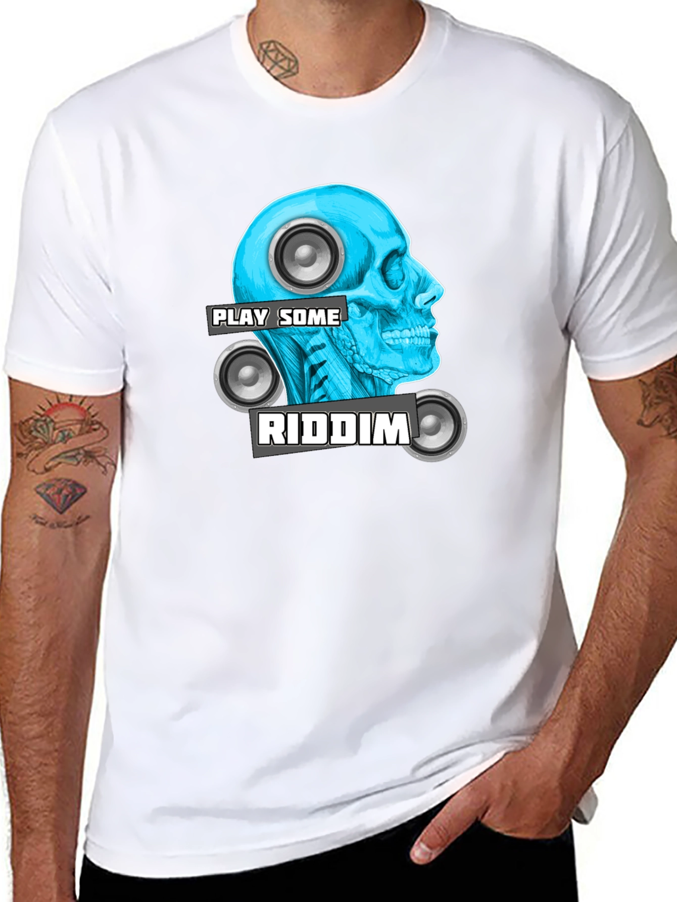 Play Some Riddim T-Shirt - Cool Graphic Tee