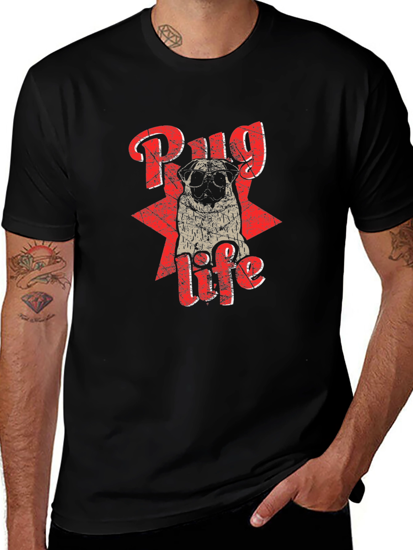Pug Life T-Shirt - Cool Dog Graphic Tee