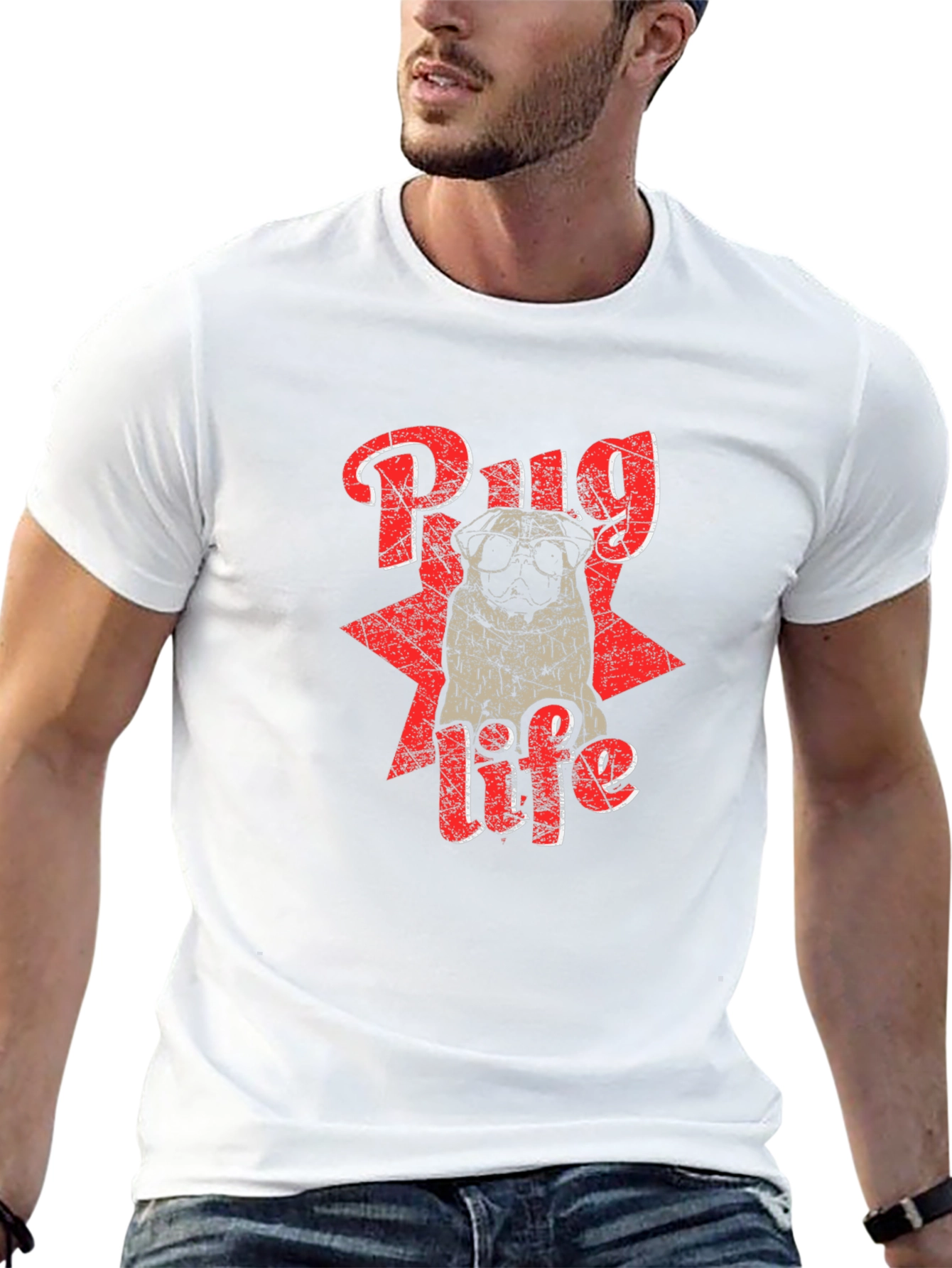 Pug Life T-Shirt - Cool Dog Graphic Tee