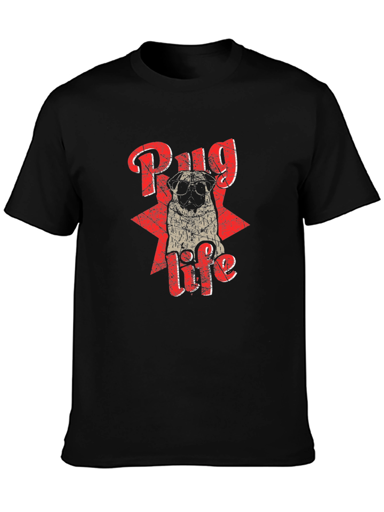 Pug Life T-Shirt - Cool Dog Graphic Tee