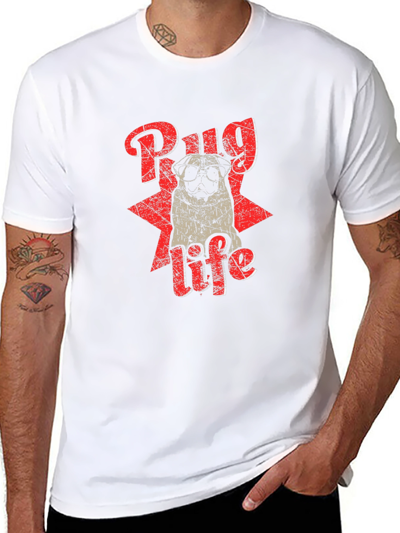 Pug Life T-Shirt - Cool Dog Graphic Tee
