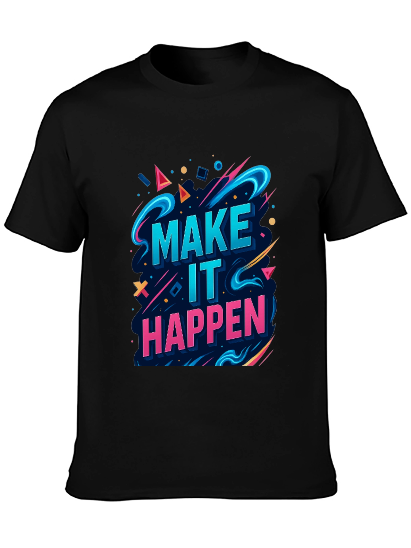 Motivational Graphic Tee - Make It Happen