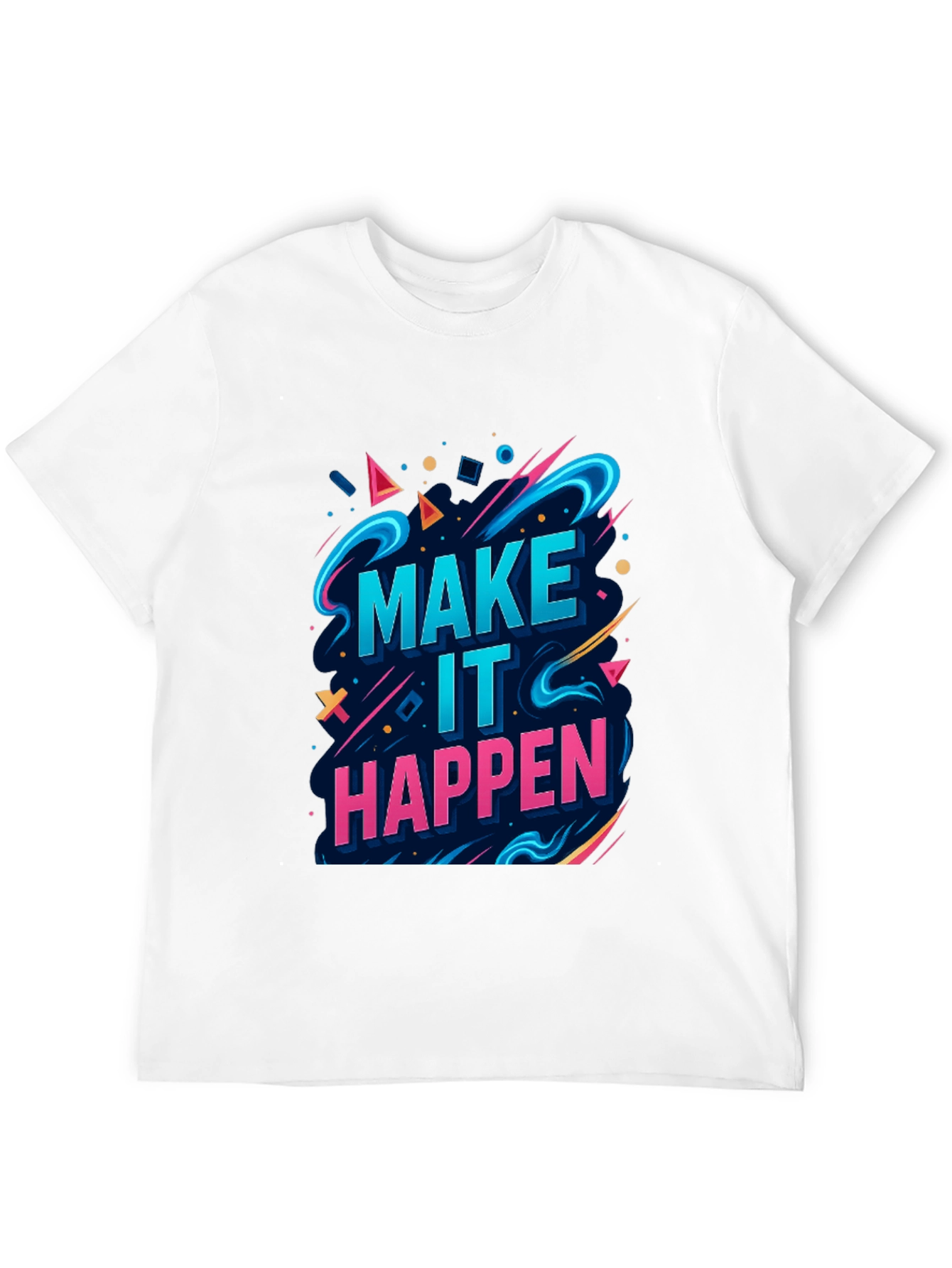 Motivational Graphic Tee - Make It Happen