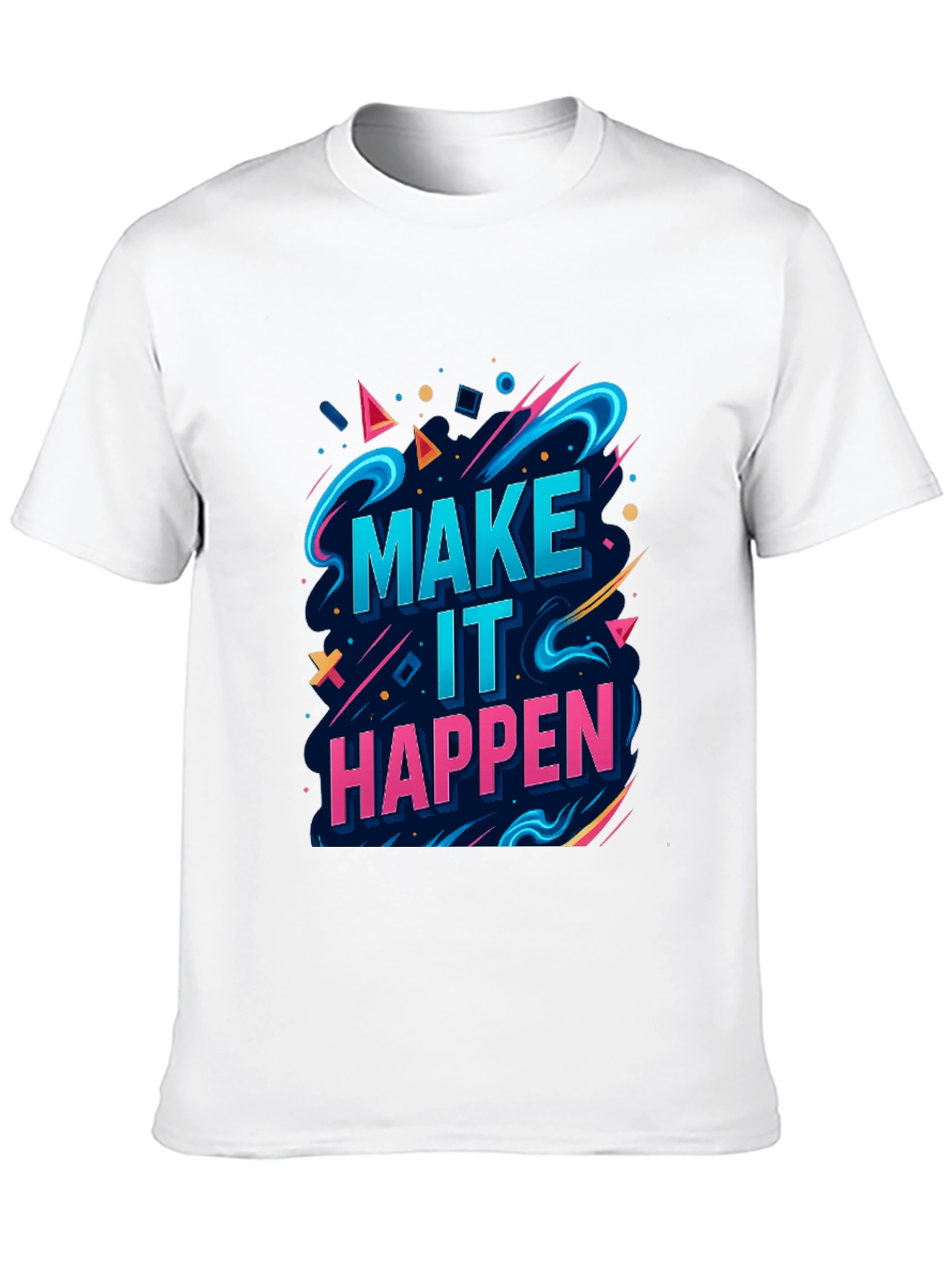 Motivational Graphic Tee - Make It Happen