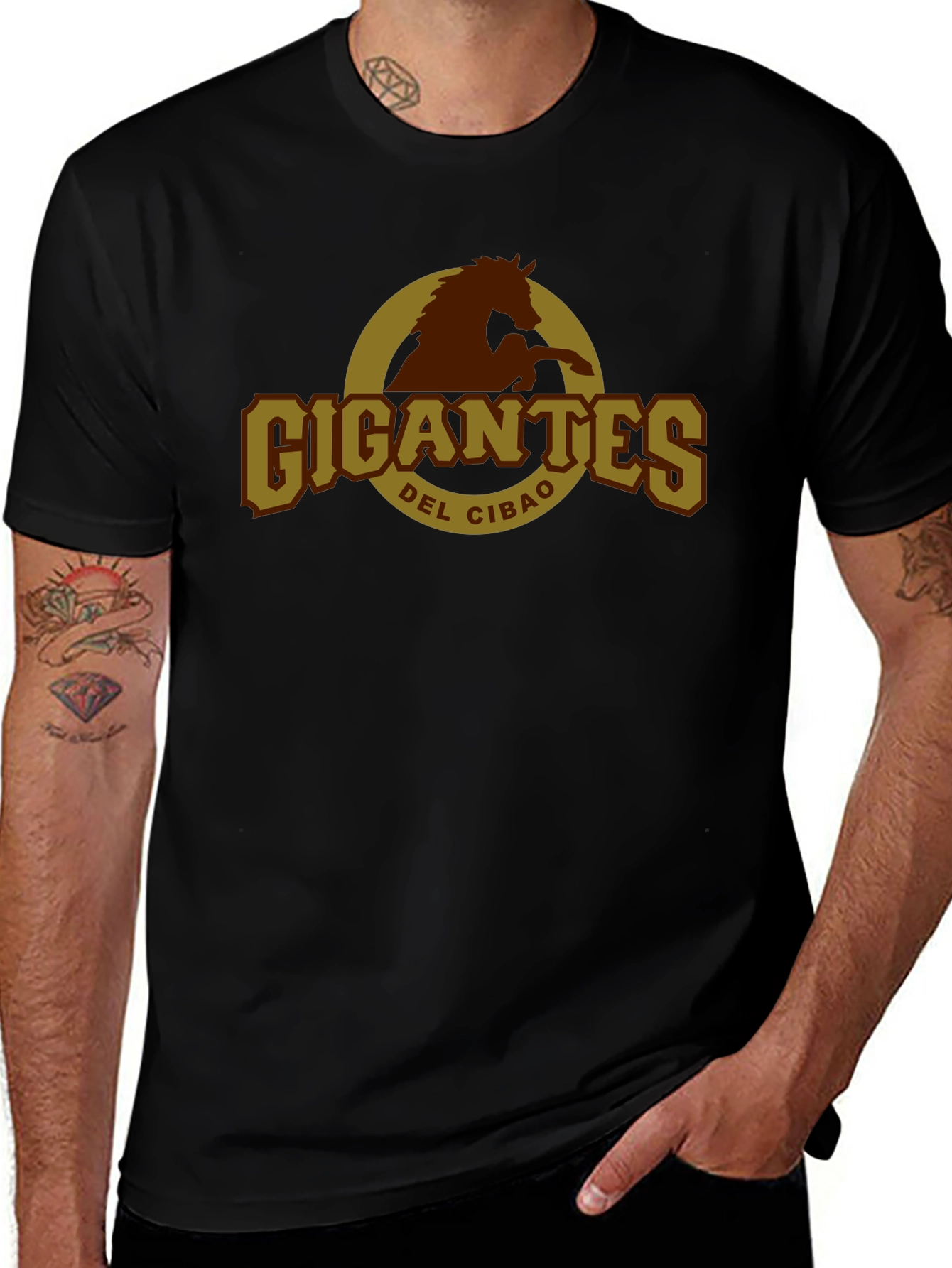 Gigantes Del Cibao Black T-Shirt