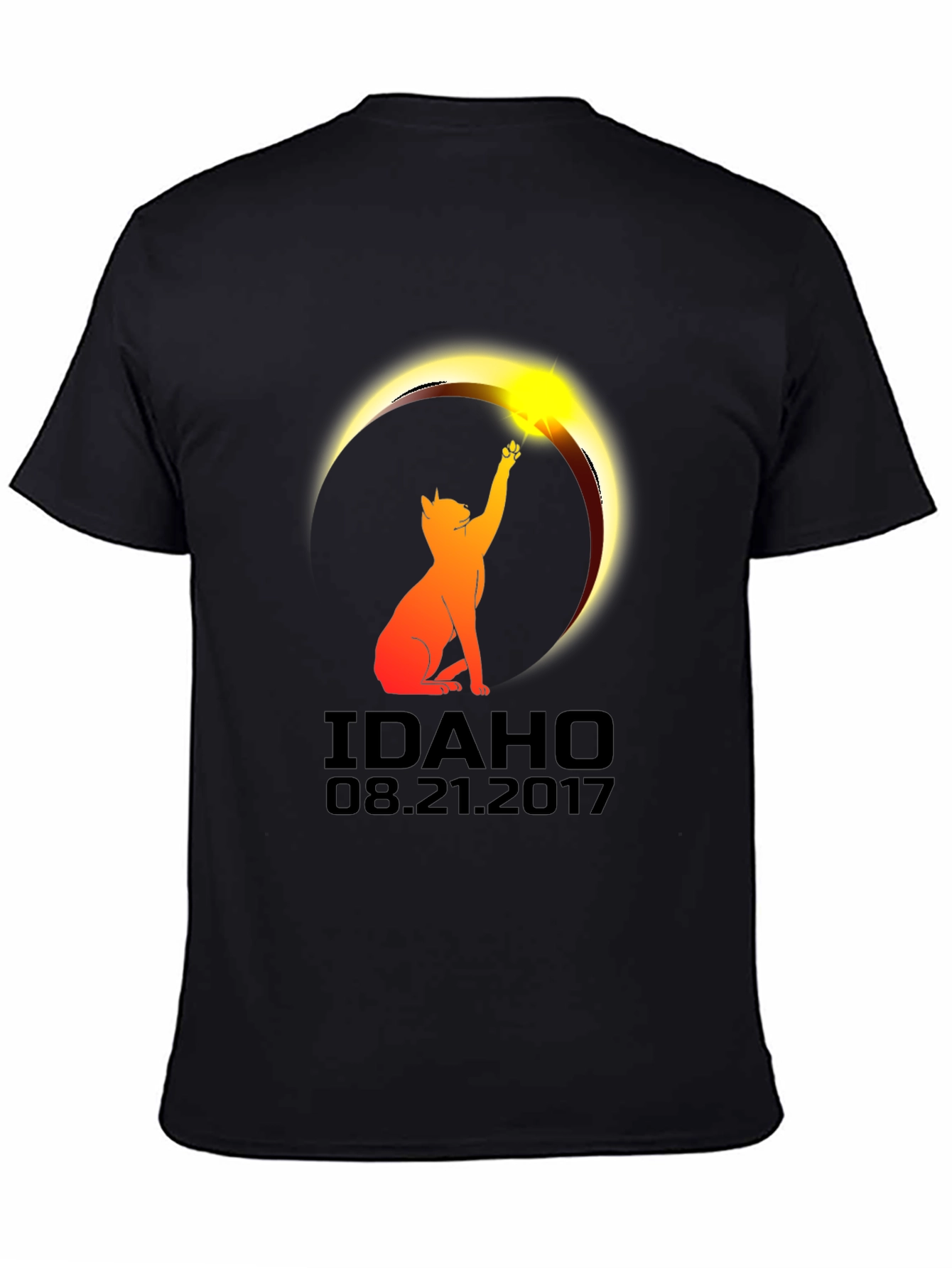 Idaho Eclipse Cat T-Shirt - August 21 2017