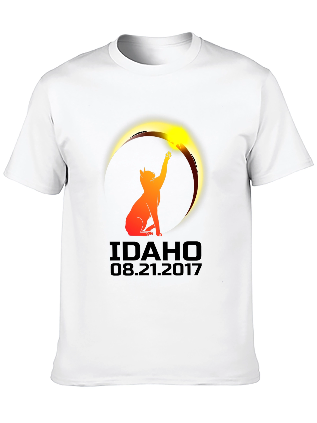 Idaho Eclipse Cat T-Shirt - August 21 2017