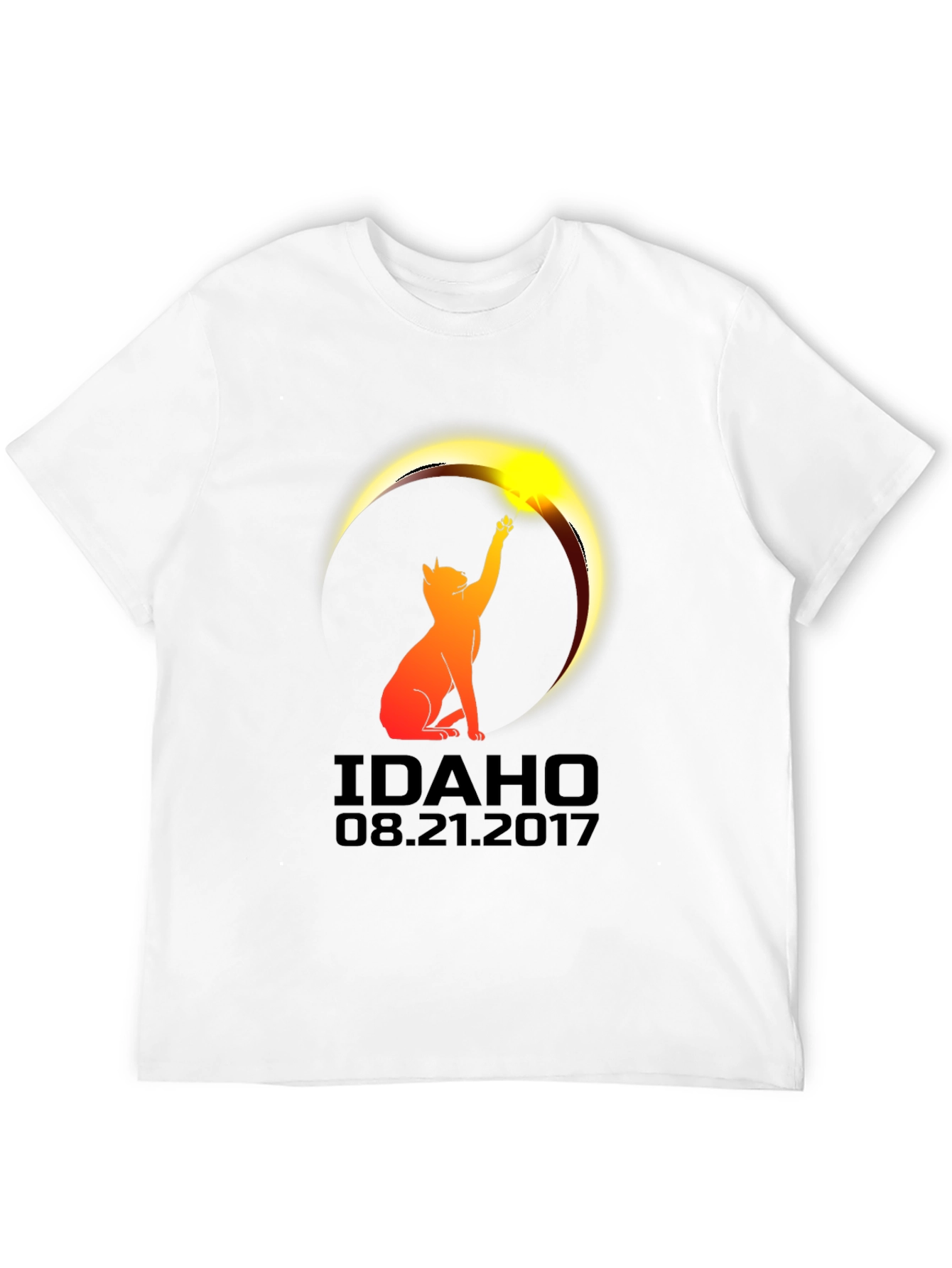 Idaho Eclipse Cat T-Shirt - August 21 2017