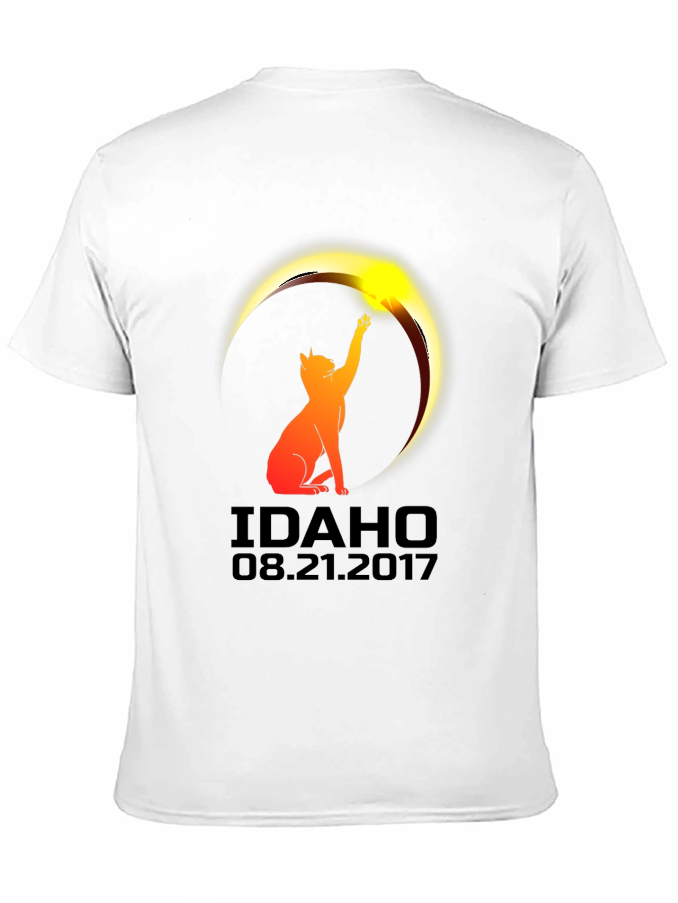 Idaho Eclipse Cat T-Shirt - August 21 2017