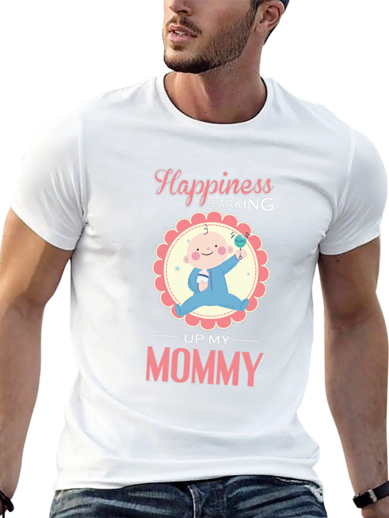 Happiness is Waking Up My Mommy T-Shirt