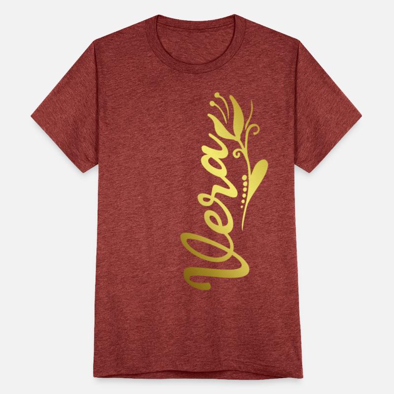 Vera Name Faux Gold Tulip Flourish