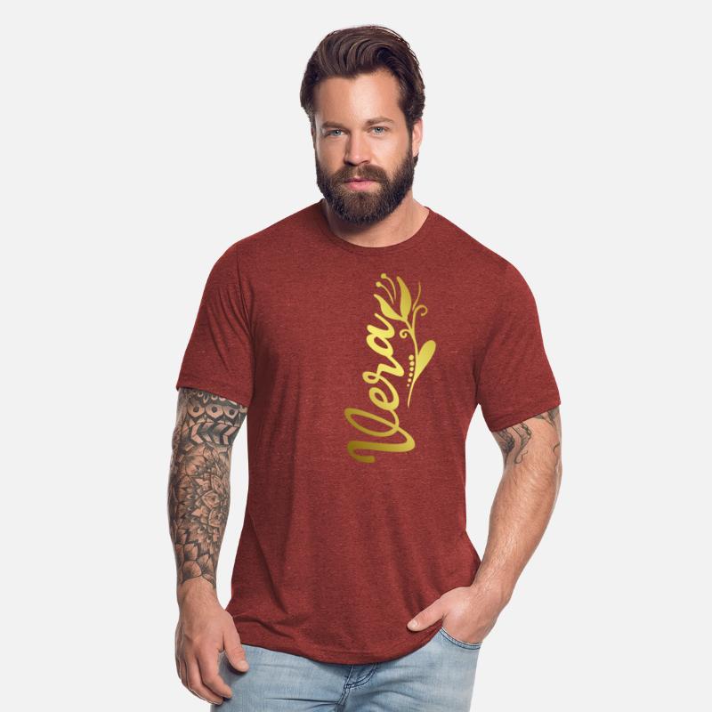 Vera Name Faux Gold Tulip Flourish