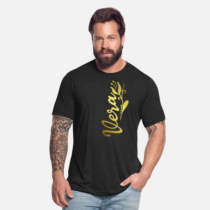 Vera Name Faux Gold Tulip Flourish