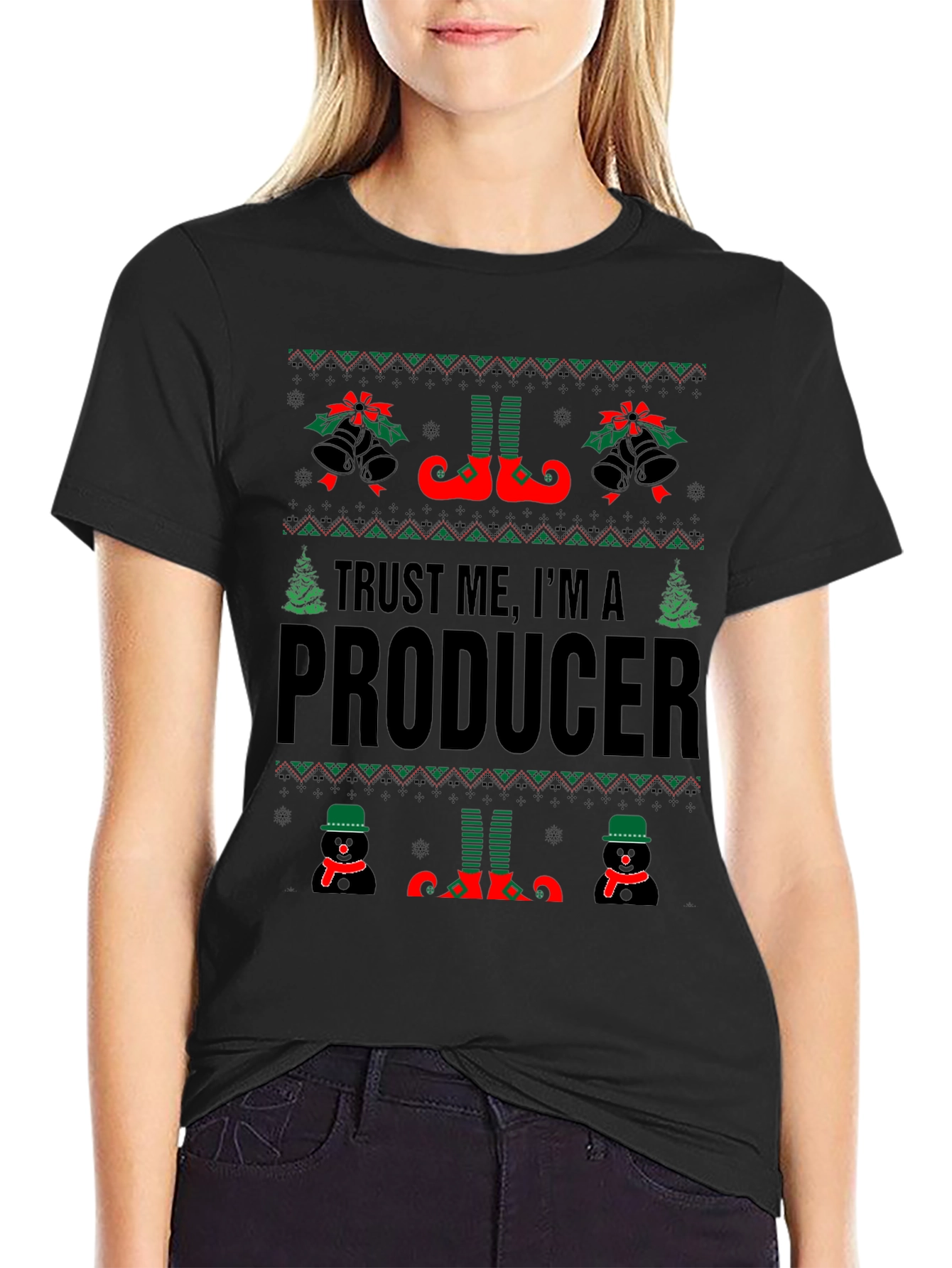 Trust Me Im A Producer Christmas T-Shirt