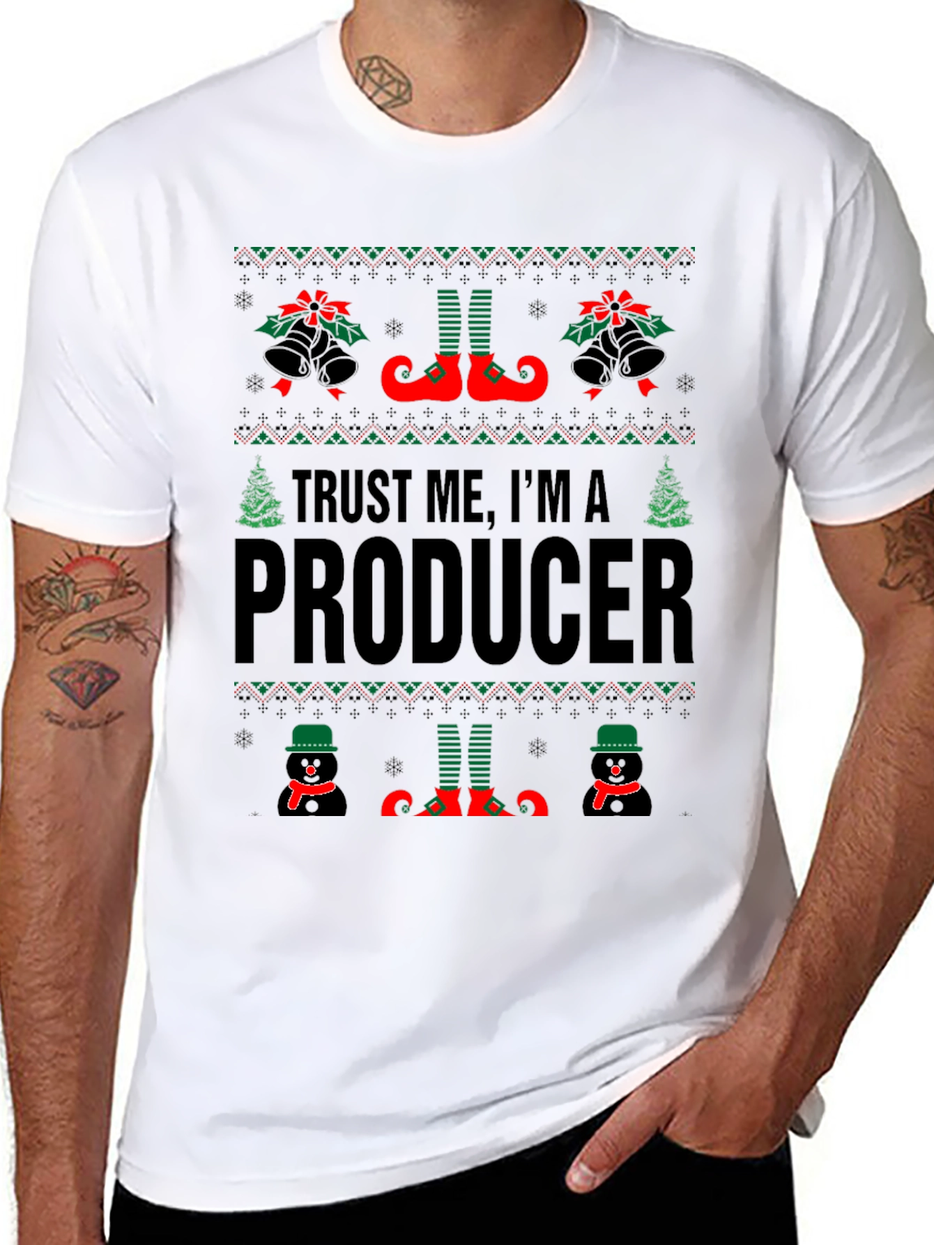 Trust Me Im A Producer Christmas T-Shirt