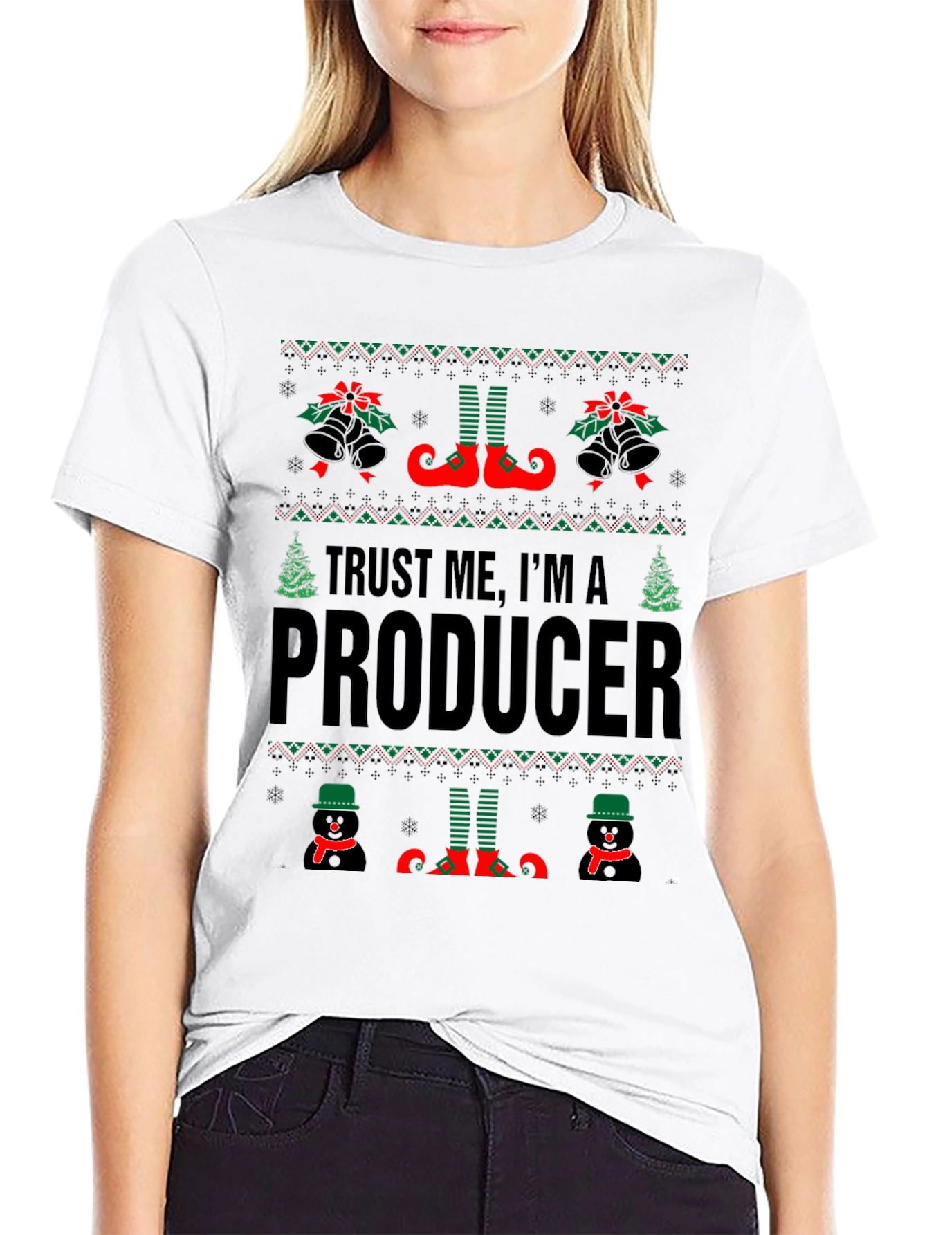 Trust Me Im A Producer Christmas T-Shirt