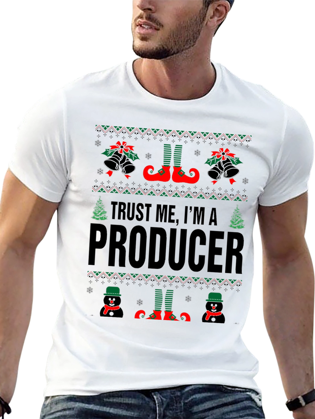 Trust Me Im A Producer Christmas T-Shirt