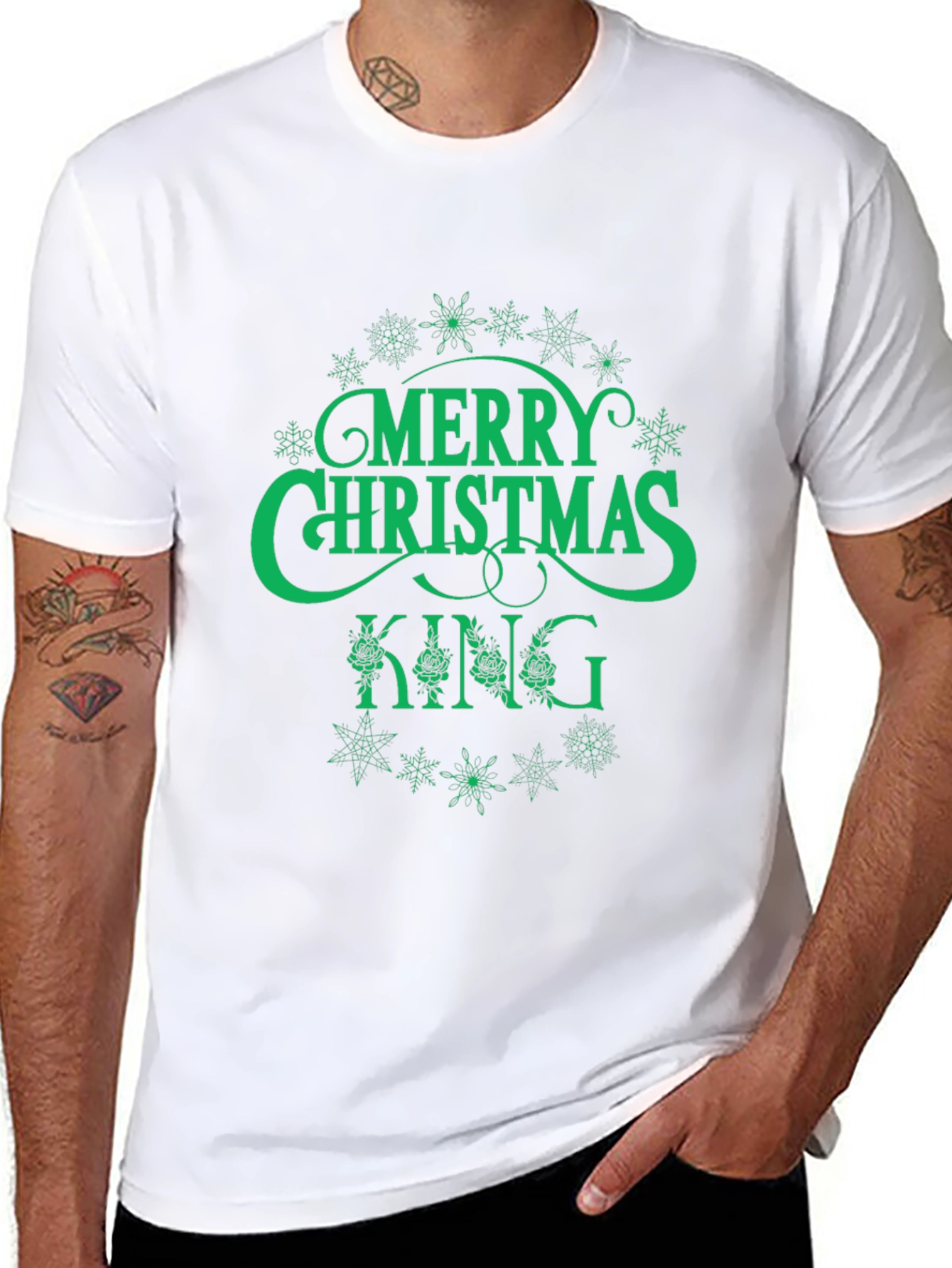 Merry Christmas King Graphic Tee