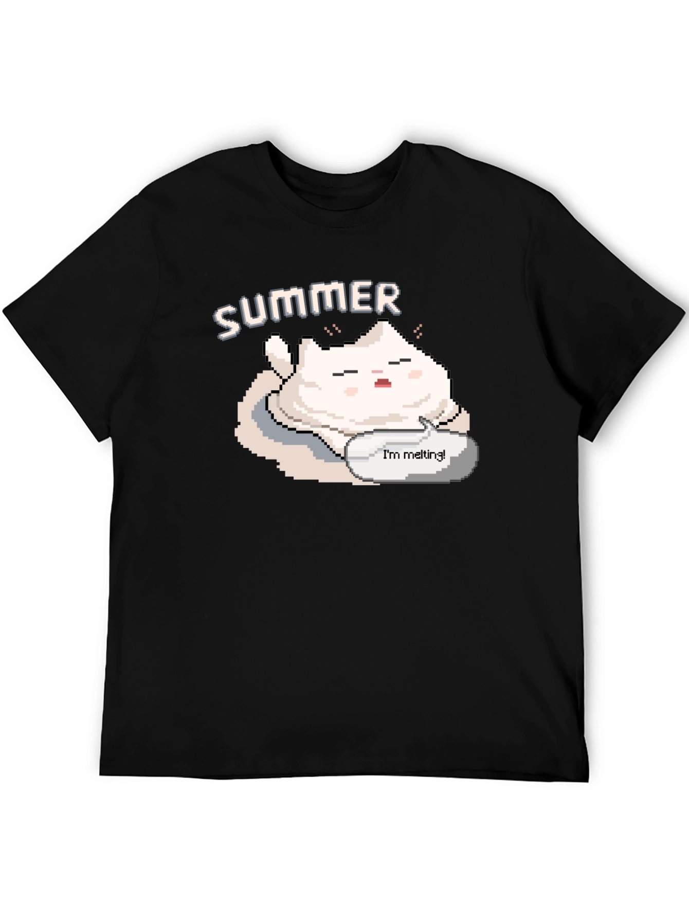 Summer Melting Cat T-Shirt