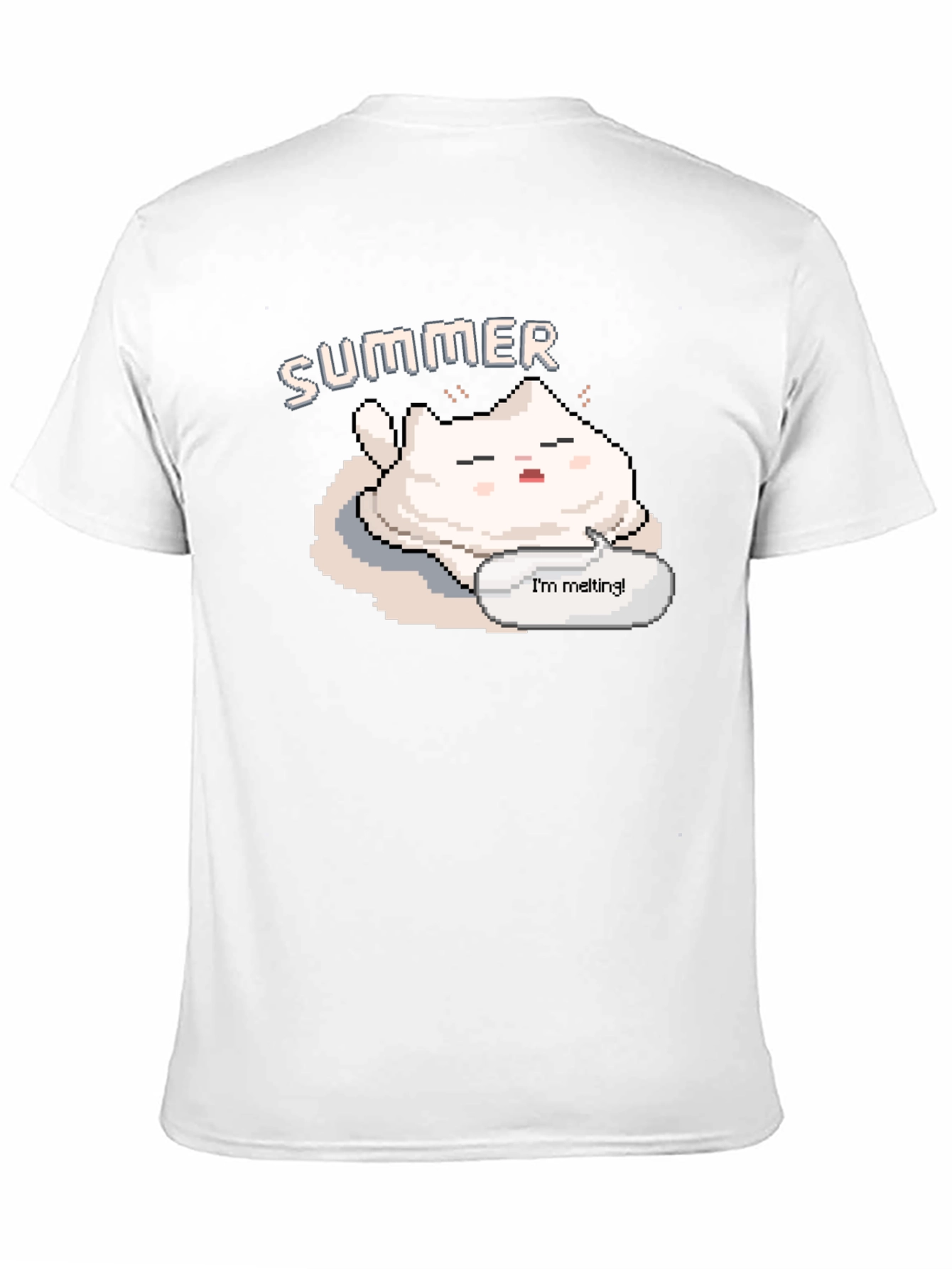 Summer Melting Cat T-Shirt