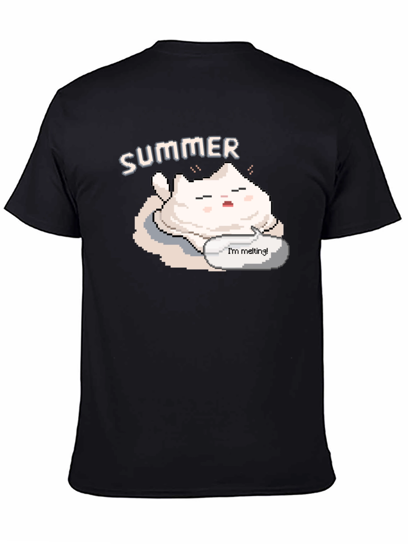Summer Melting Cat T-Shirt