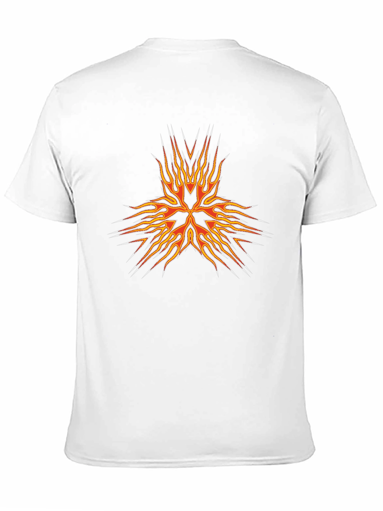 Fiery Flame Graphic T-Shirt - Black