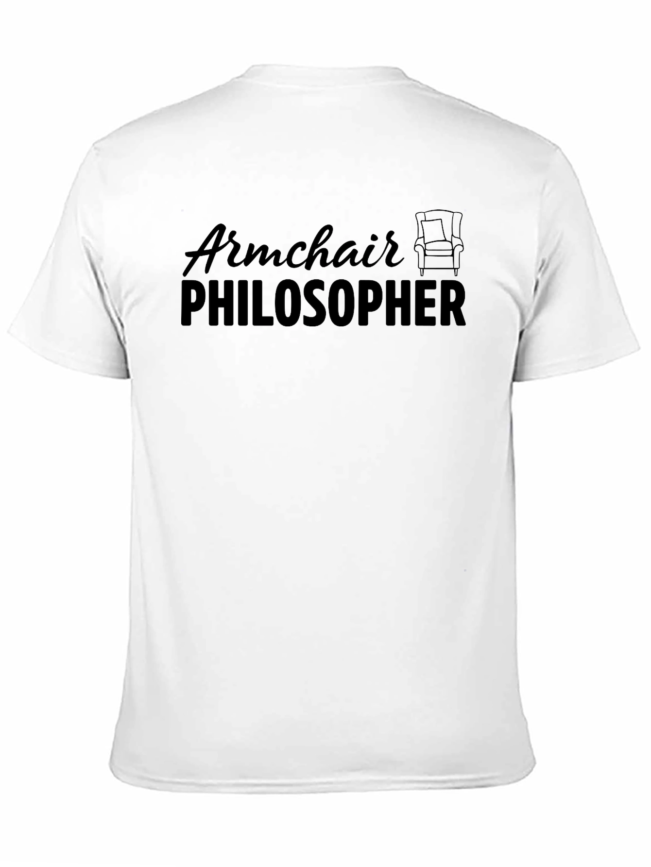 Armchair Philosopher Graphic Tee - Black