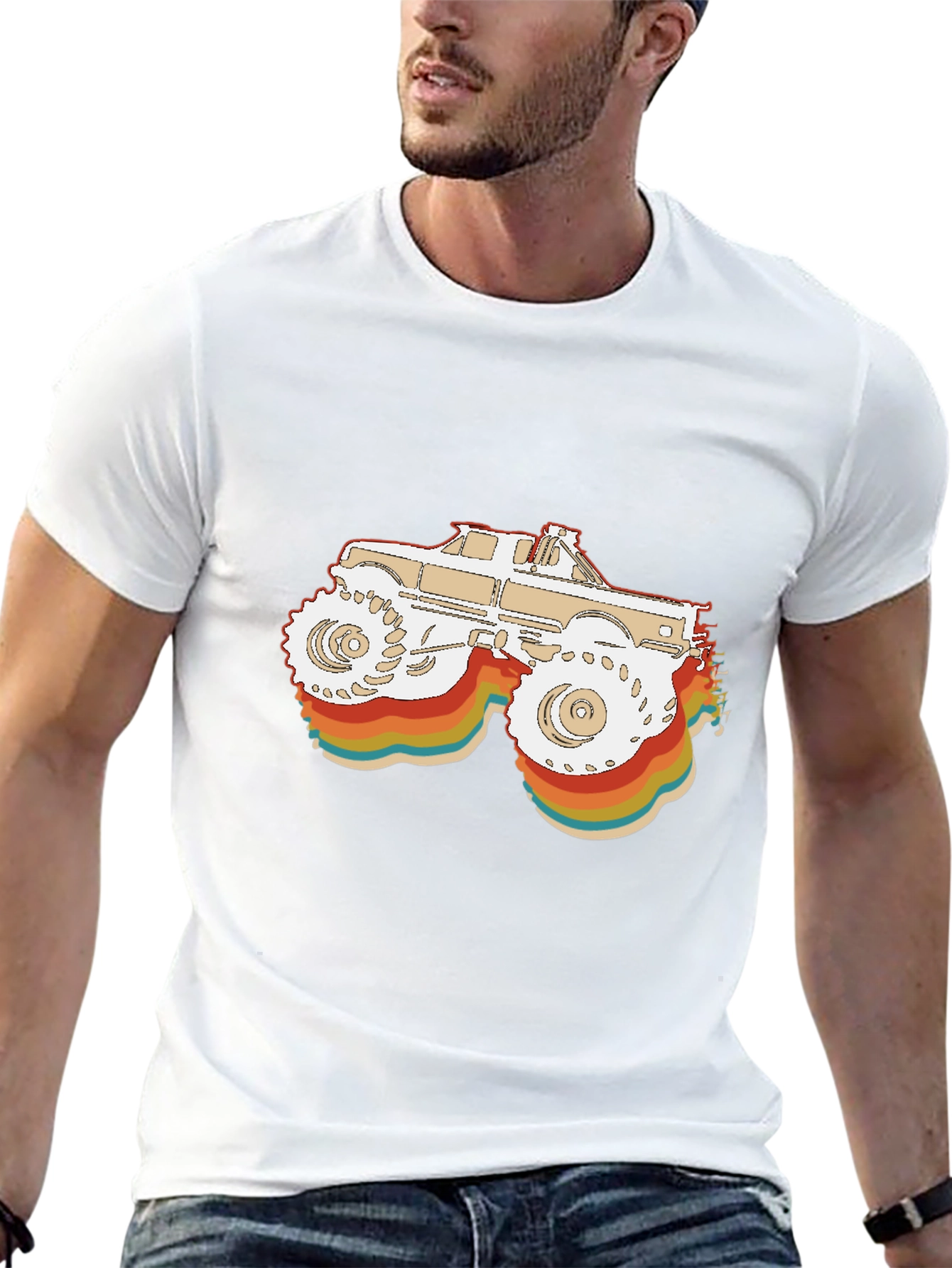 Retro Monster Truck Graphic Tee