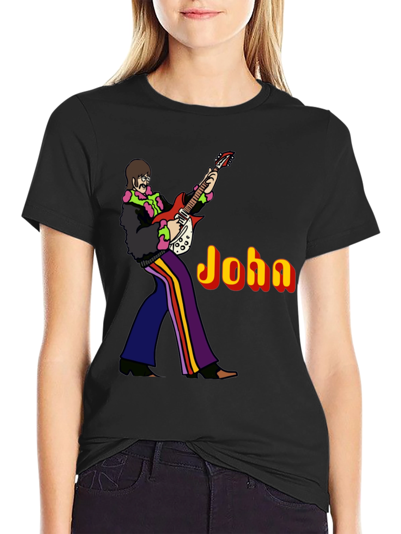 Retro Cartoon Music T-Shirt