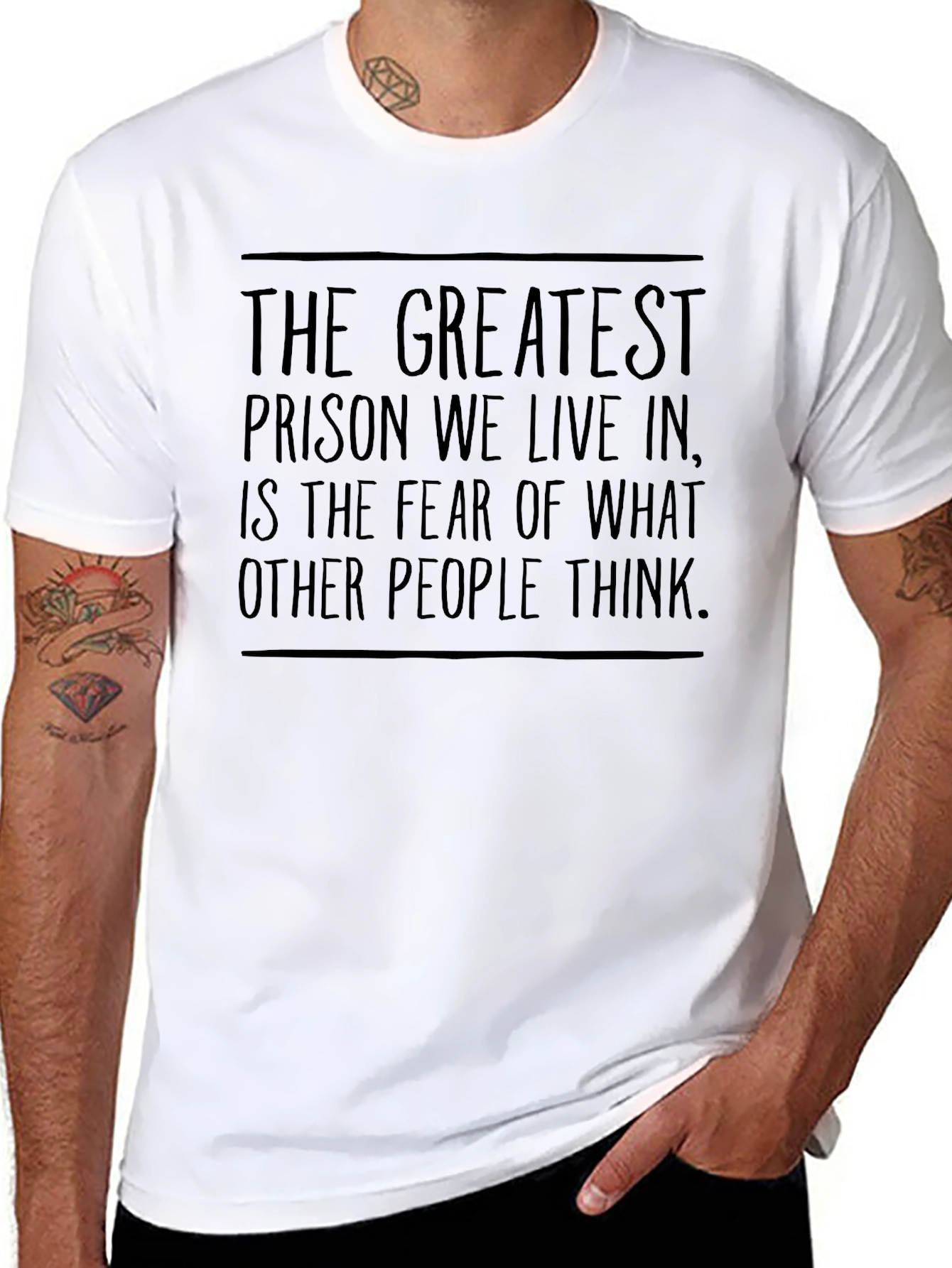 Inspirational Graphic T-Shirt: Greatest Prison