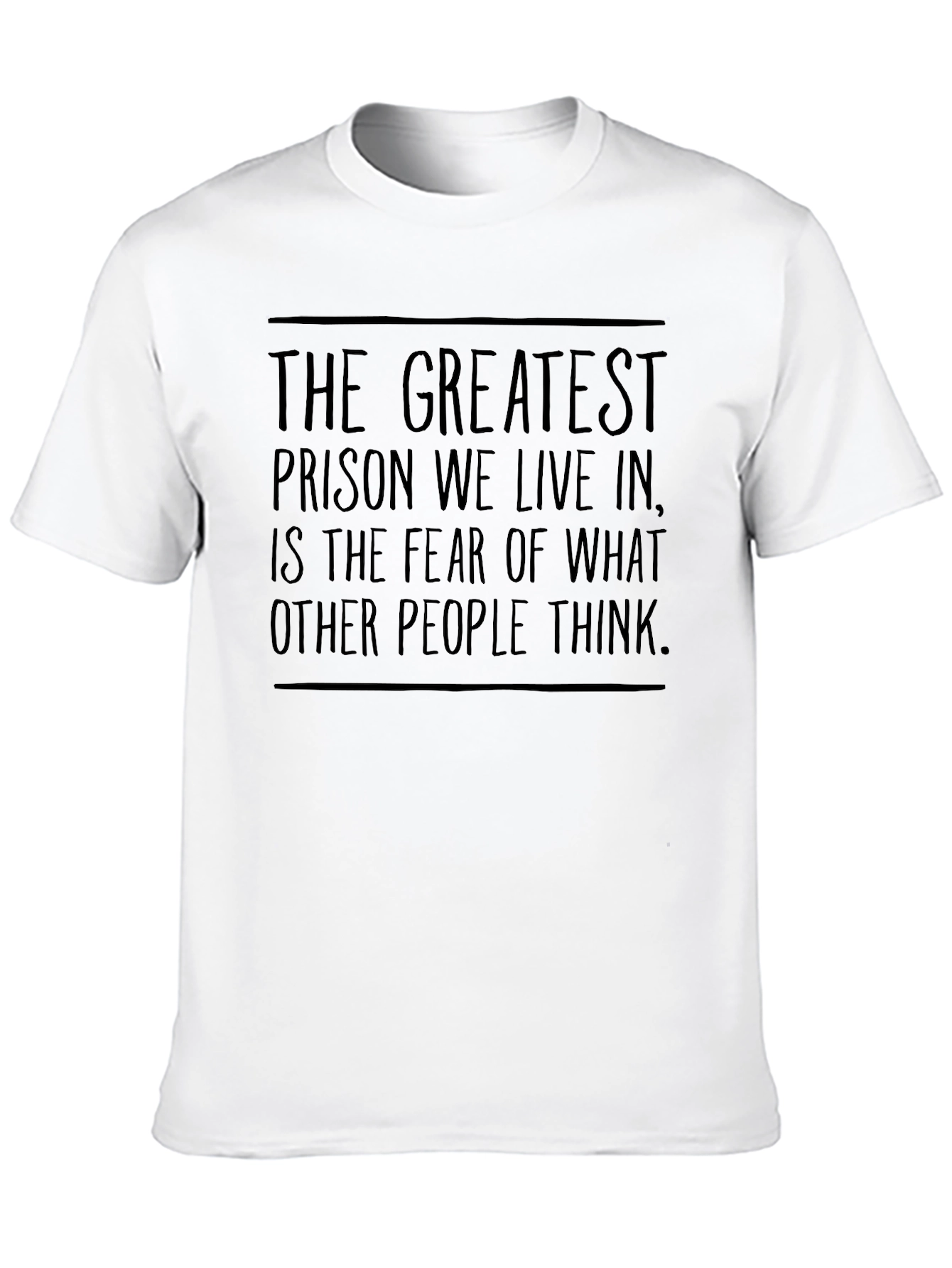 Inspirational Graphic T-Shirt: Greatest Prison