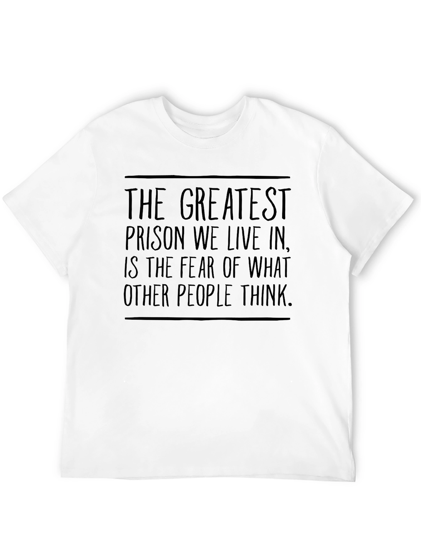 Inspirational Graphic T-Shirt: Greatest Prison