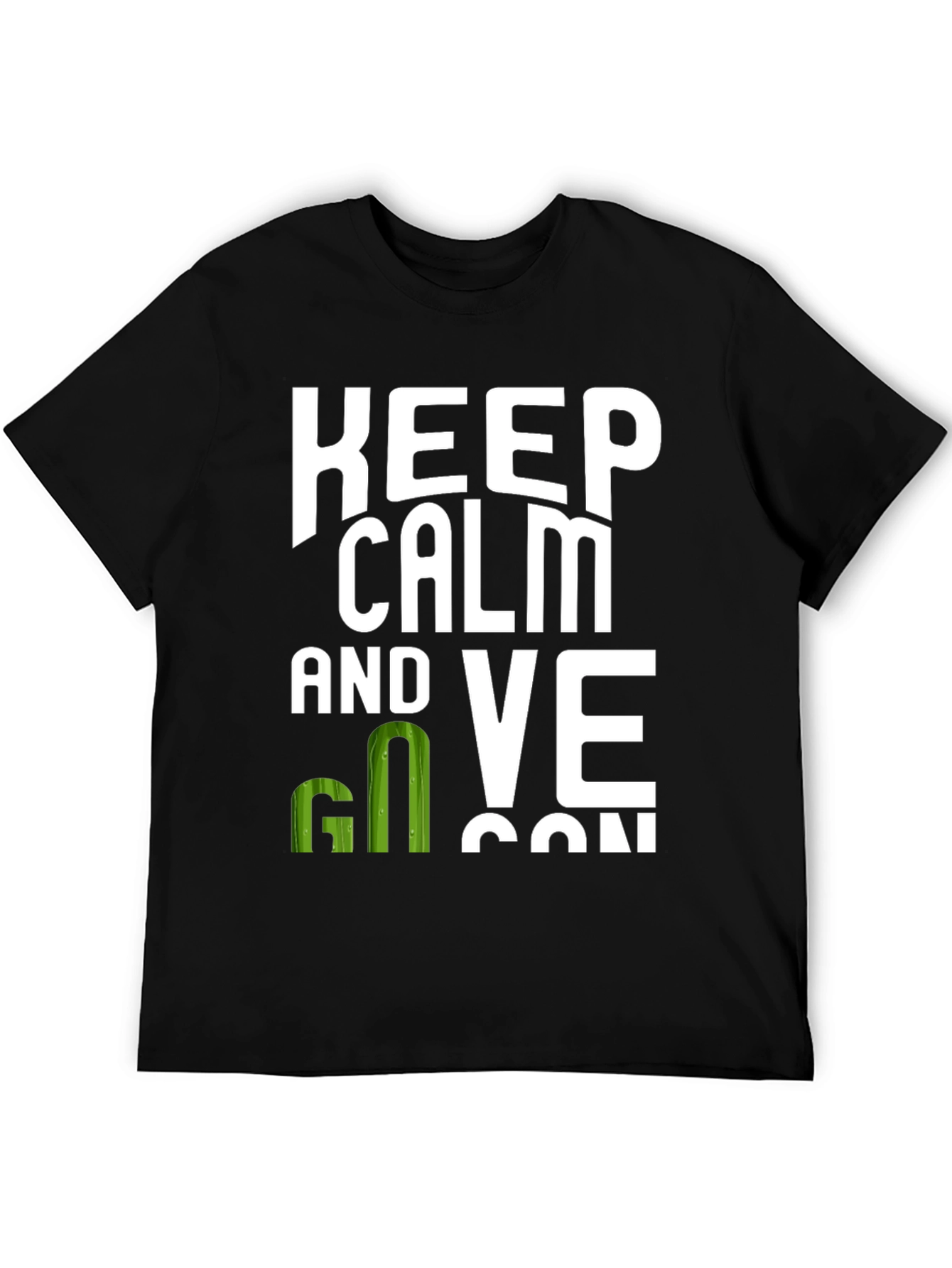 Keep Calm and Go Vegan T-Shirt