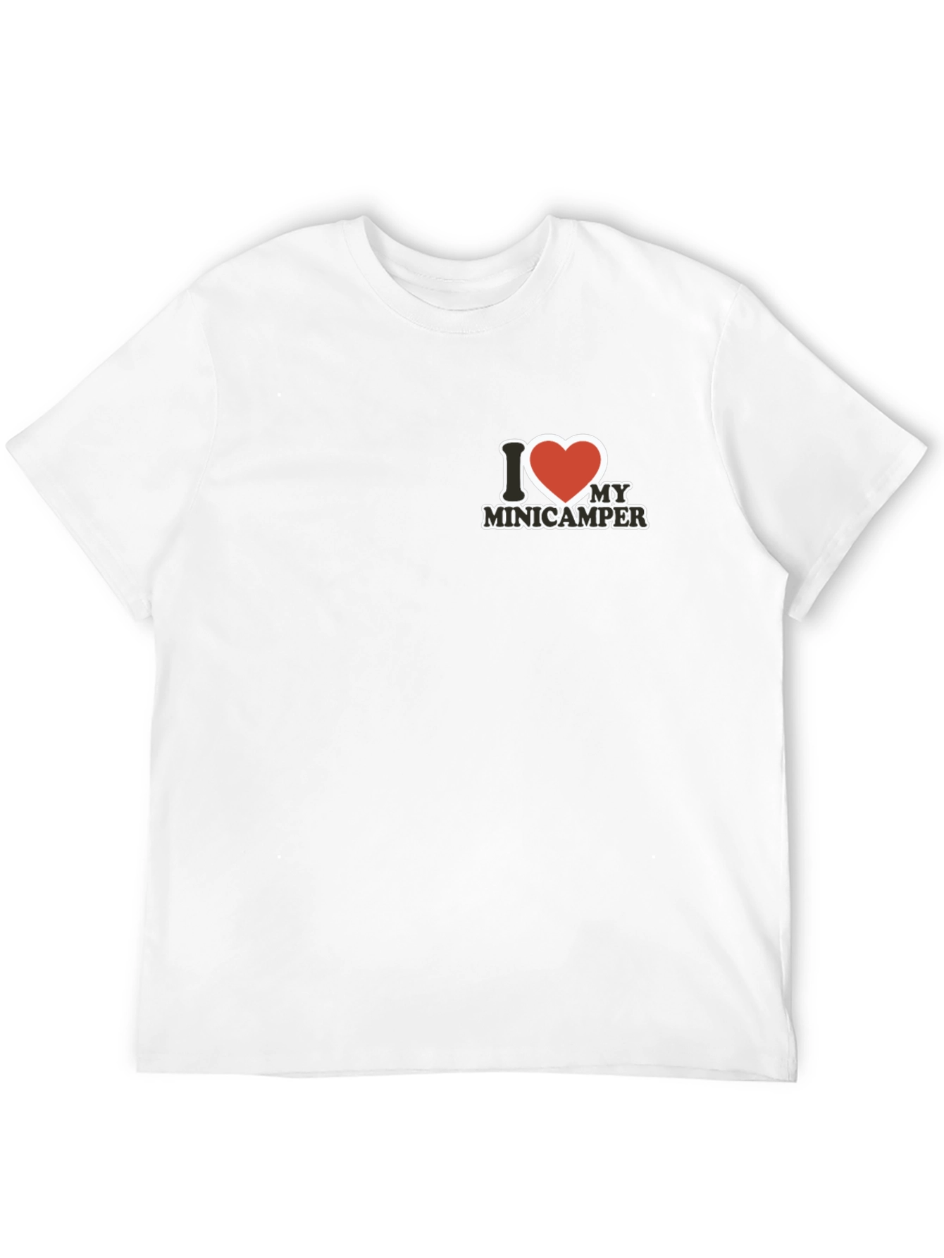 I Love My Minicamper Black T-Shirt