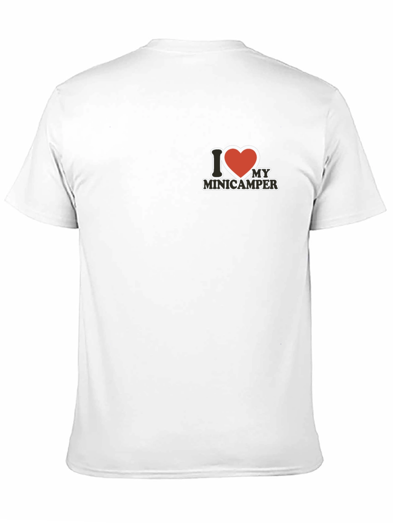 I Love My Minicamper Black T-Shirt