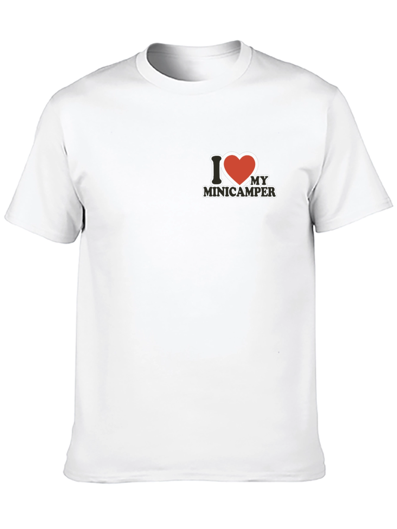 I Love My Minicamper Black T-Shirt