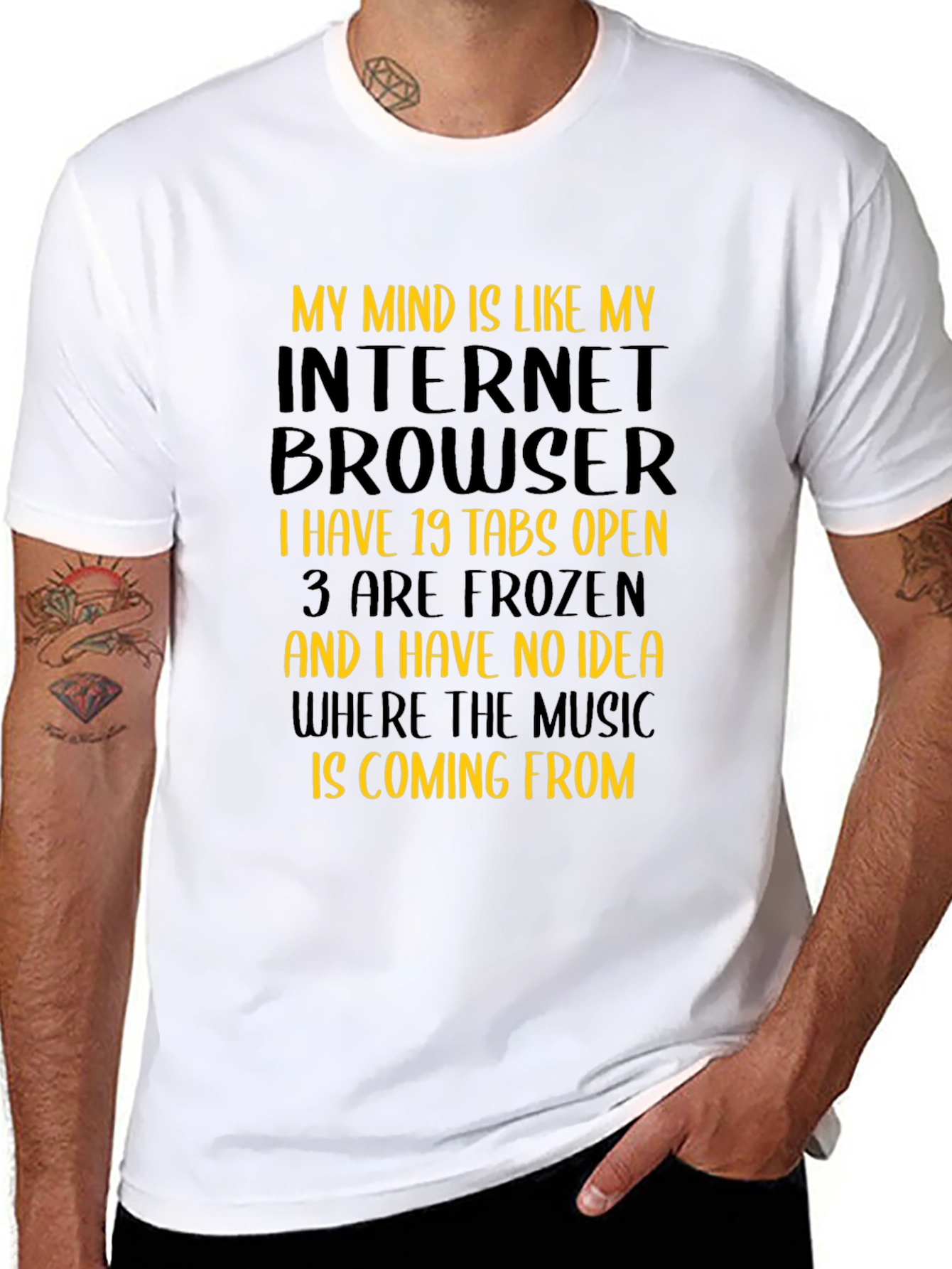 Internet Browser Mindset Graphic Tee