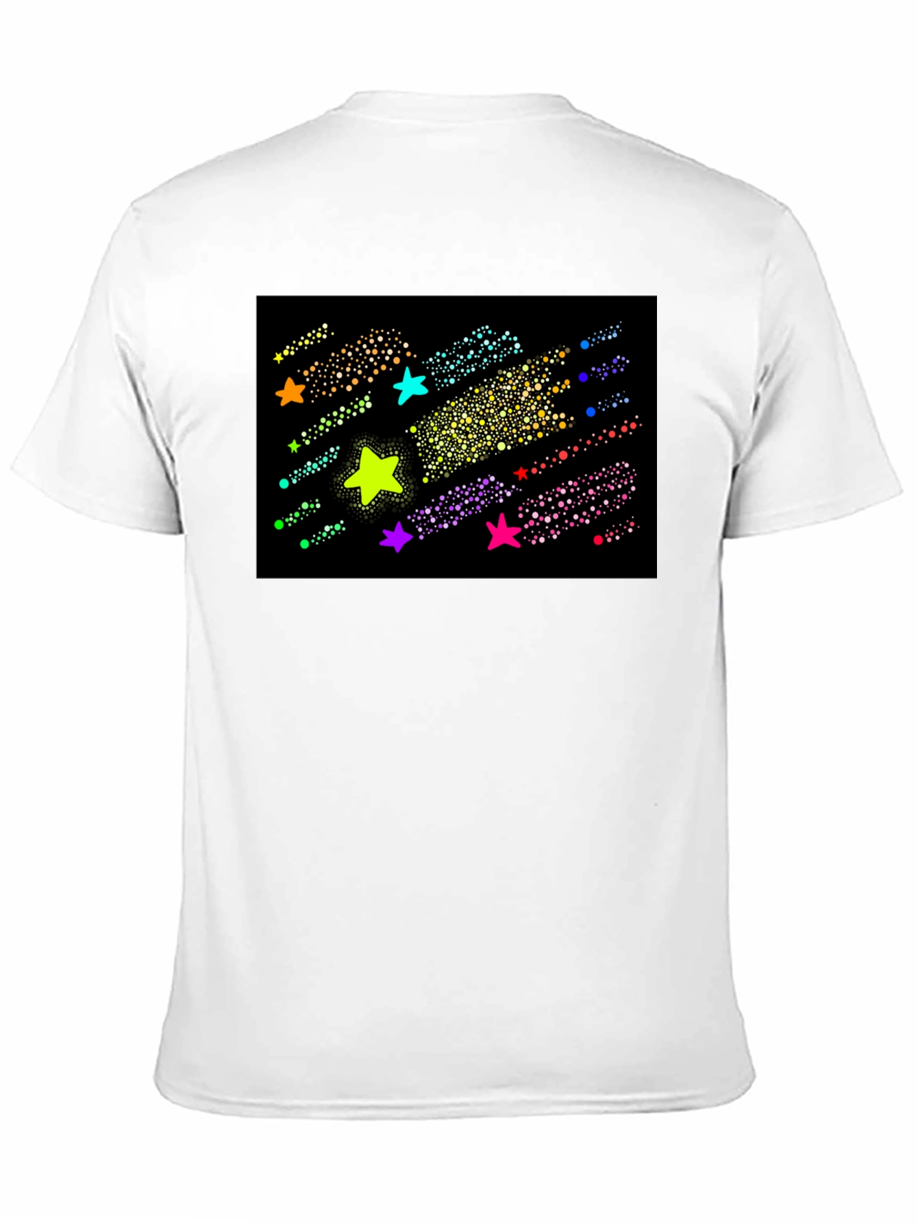 Galaxy Starfall Black T-Shirt