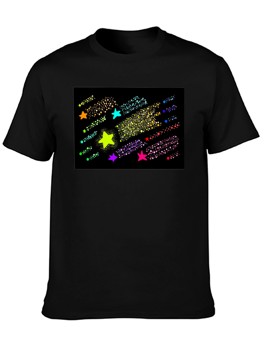 Galaxy Starfall Black T-Shirt
