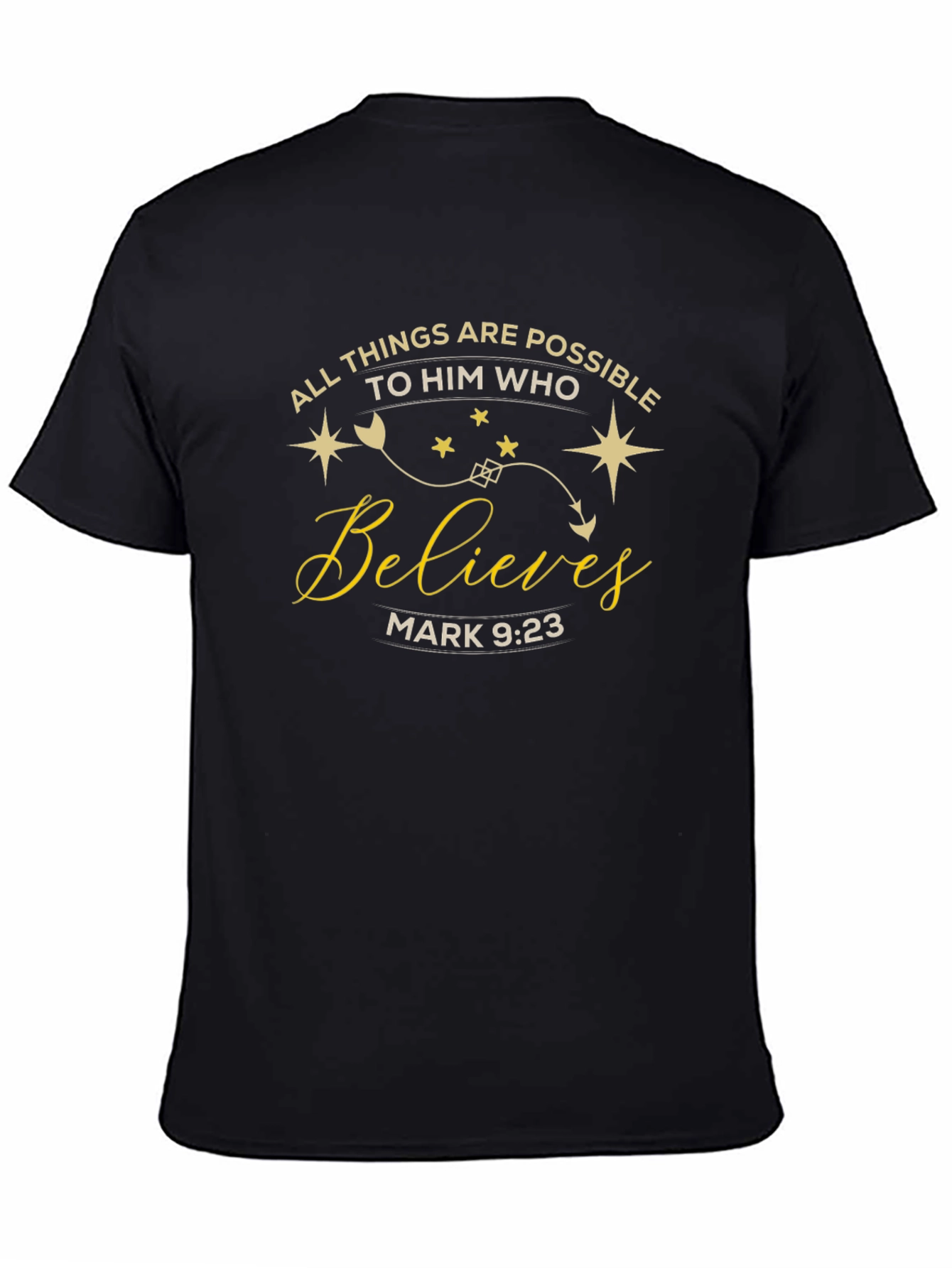 Faith Based Graphic Tee - Mark 9:23