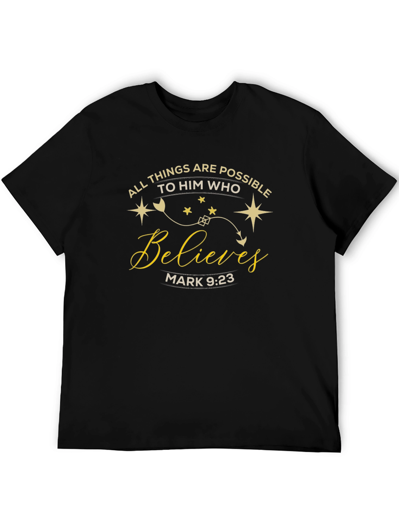 Faith Based Graphic Tee - Mark 9:23