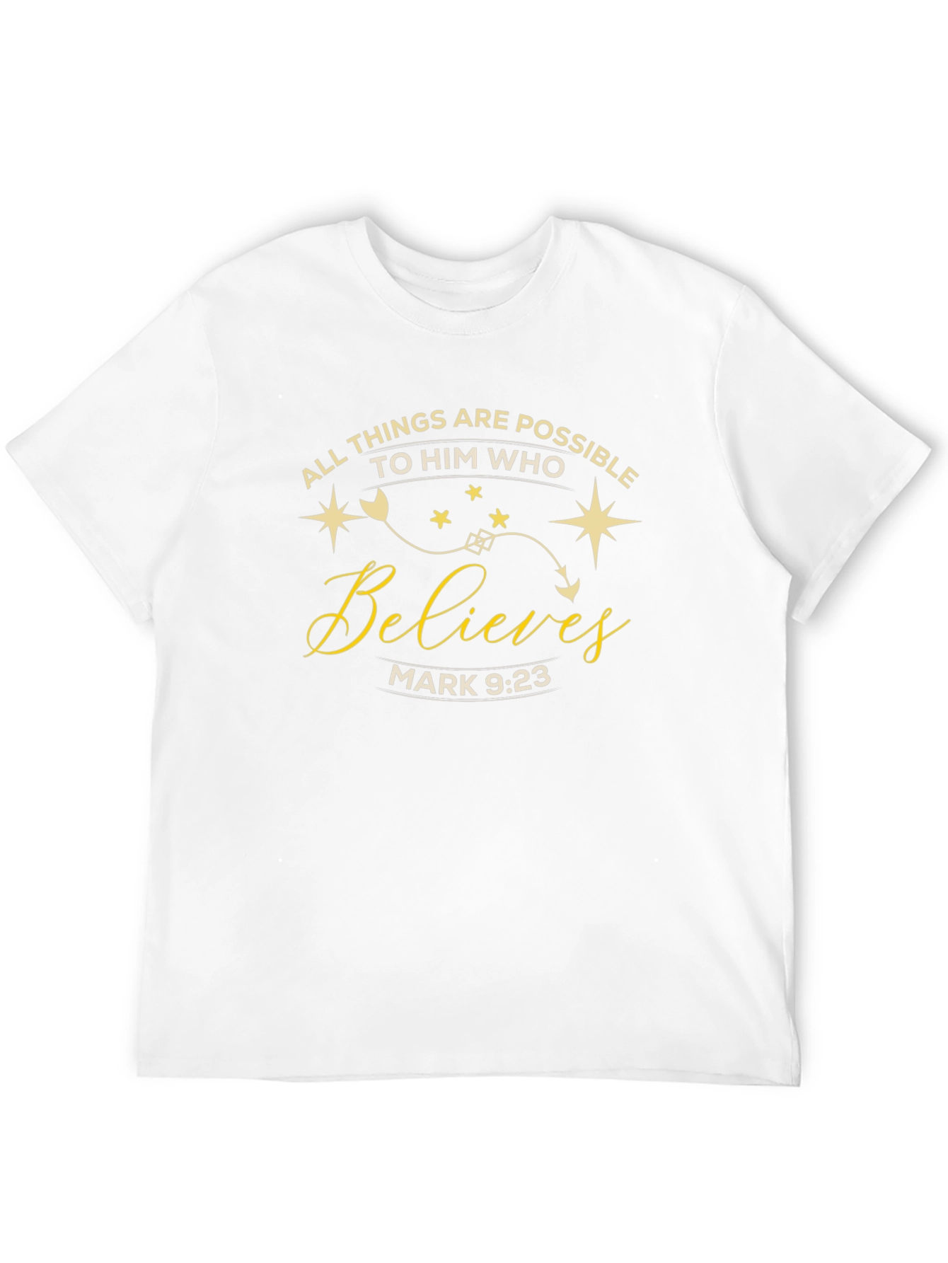 Faith Based Graphic Tee - Mark 9:23