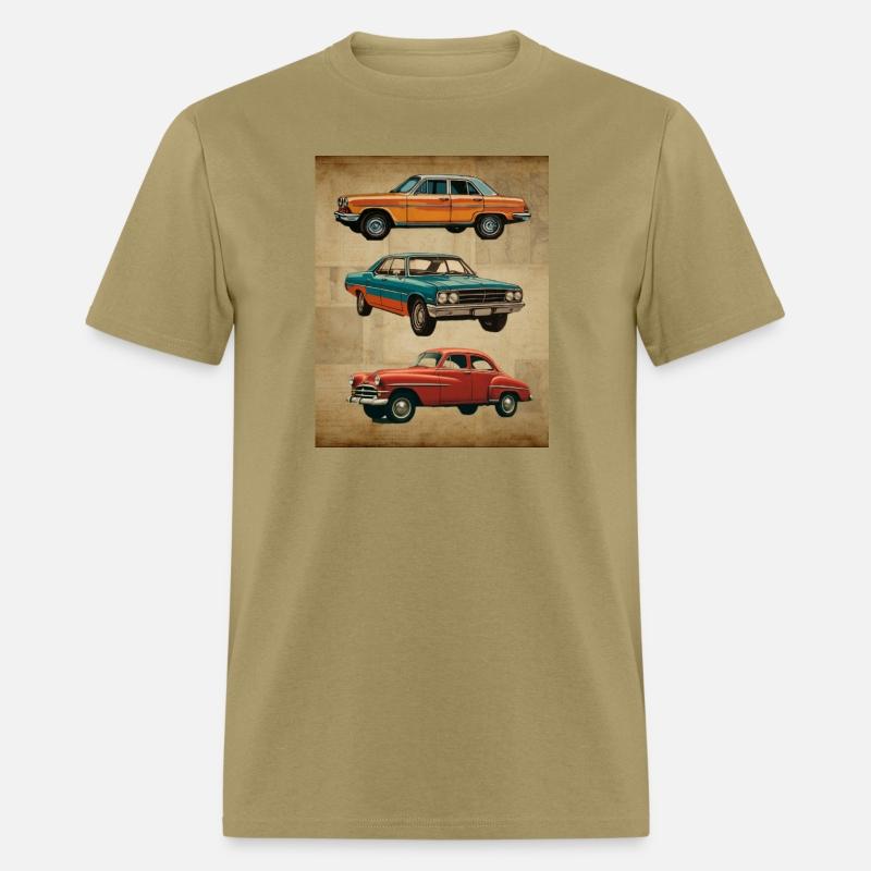 Vintage Classic Cars Illustration