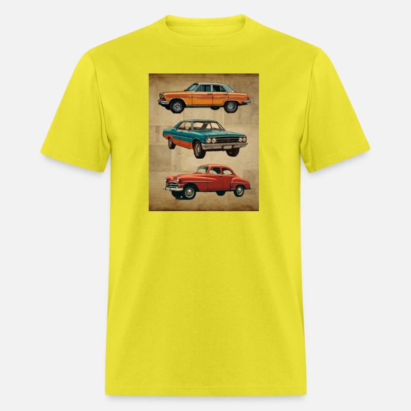 Vintage Classic Cars Illustration
