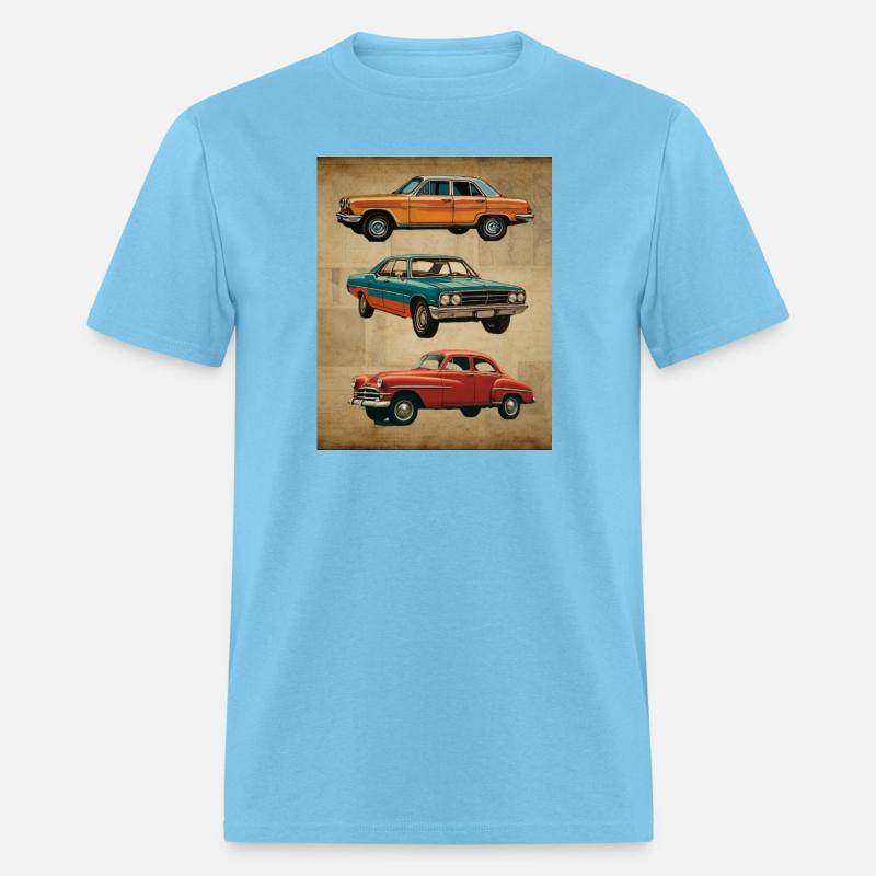 Vintage Classic Cars Illustration