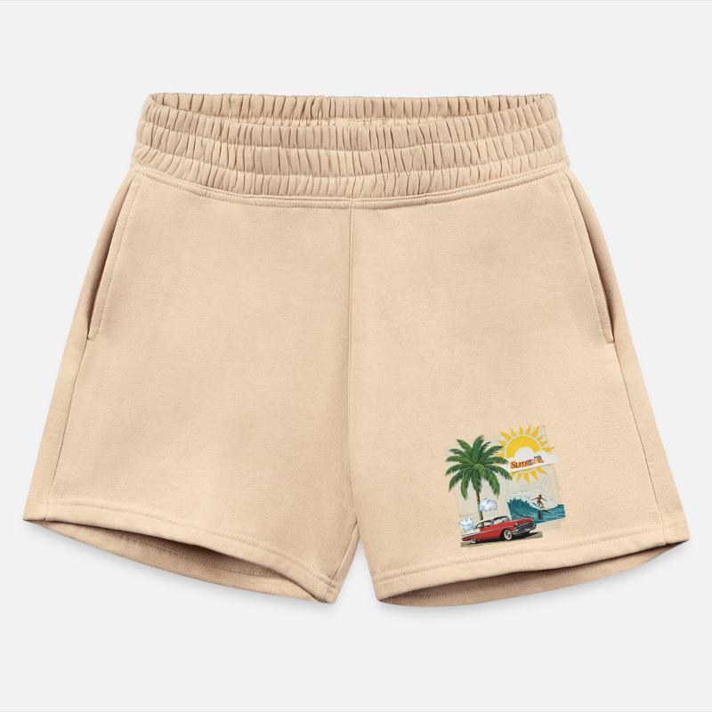 Vintage Summer Surf and Classic Car Design