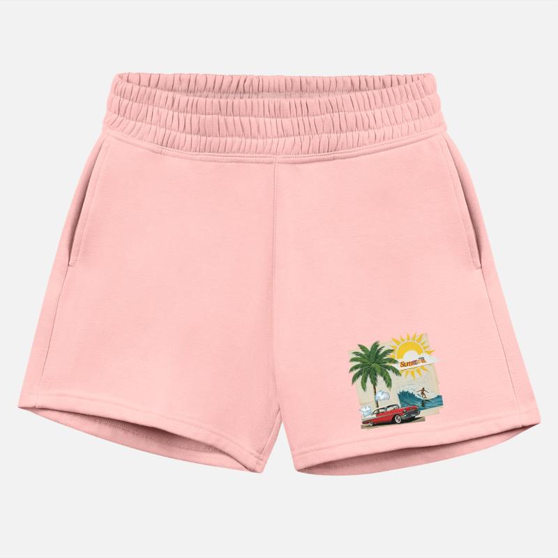 Vintage Summer Surf and Classic Car Design