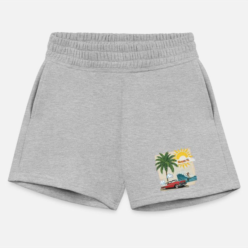 Vintage Summer Surf and Classic Car Design