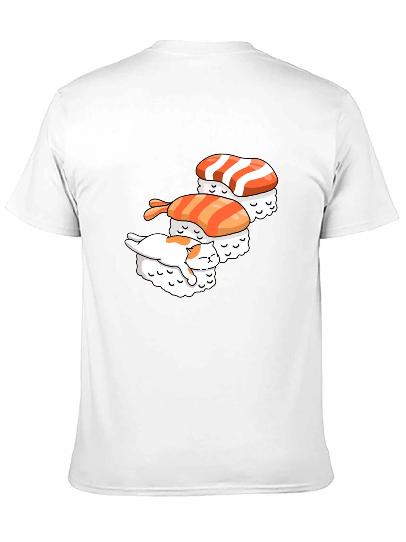 Sushi Cat Graphic Tee - Unique & Fun Design