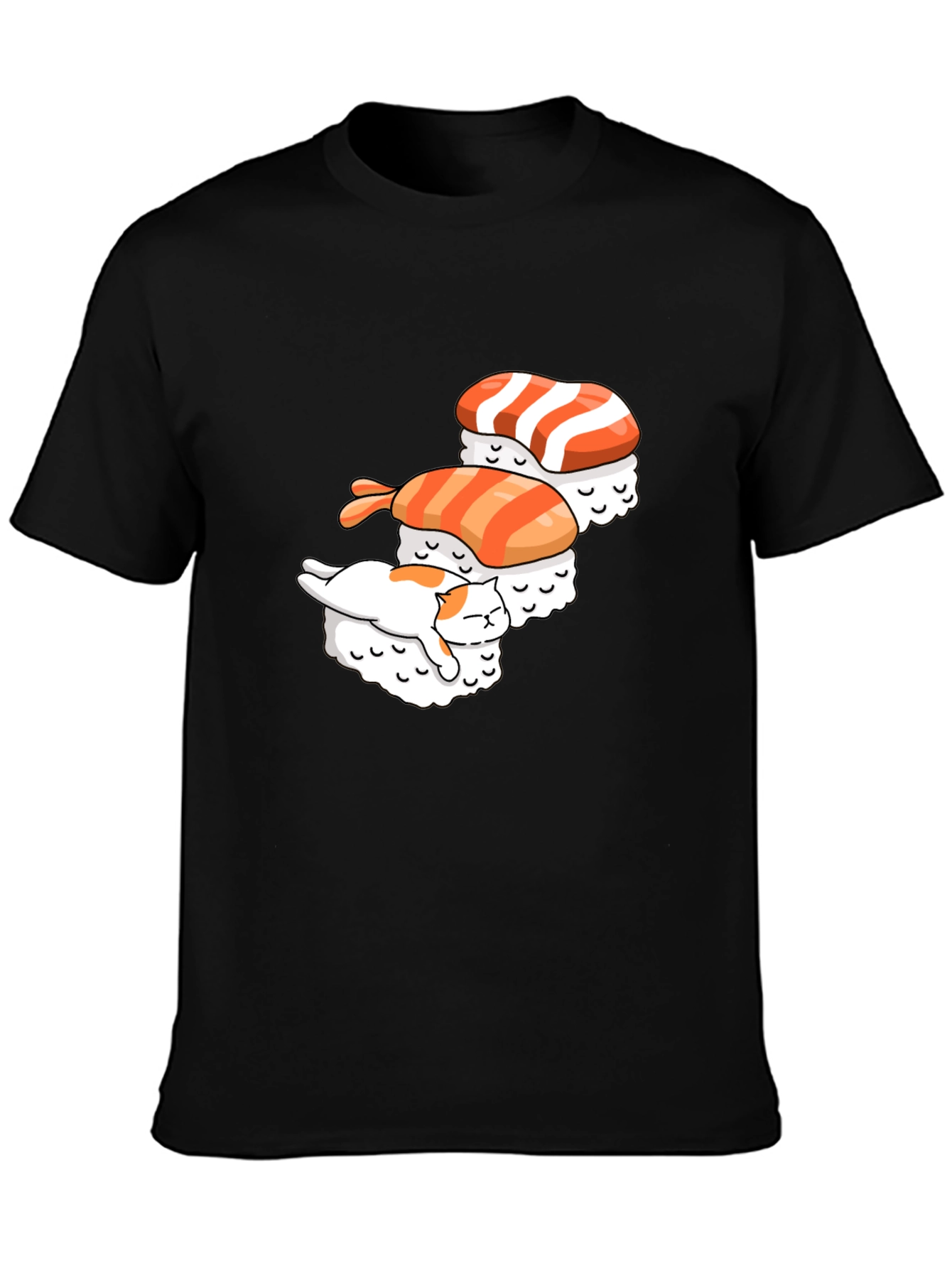 Sushi Cat Graphic Tee - Unique & Fun Design